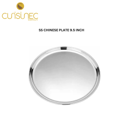 SS CHINESE PLATE 9.5 INCH