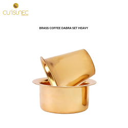 BRASS COFFEE DABRA SET HEAVY