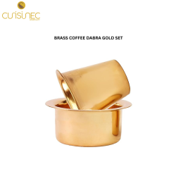 BRASS COFFEE DABRA GOLD SET