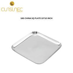 18G CHINA SQ PLATE 10*10 INCH