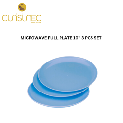 MICROWAVE FULL PLATE 10" (PRIME) 3 PCS SET