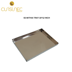 SS MITHAI TRAY 16*12 INCH