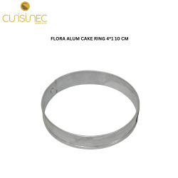 FLORA ALUM CAKE RING 4*1 10 CM