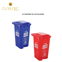 PL DUSTBIN 70 LTR COLOURS
