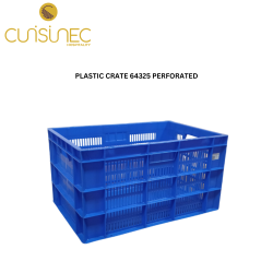 PLASTIC CRATE 64325 PERFORATED