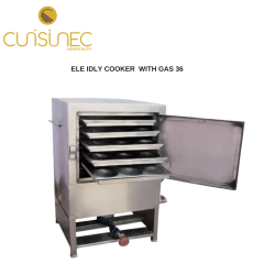 ELE IDLY COOKER  WITH GAS 36
