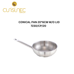 CONICAL PAN 20*6CM W/O LID 7230/CP/20