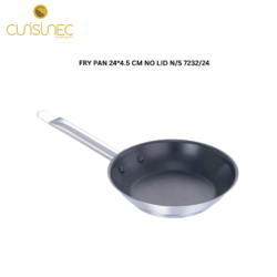 FRY PAN 24*4.5 CM NO LID N/S 7232/24