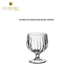 YUJING CUT WINE GLASS 220 ML Y3200B