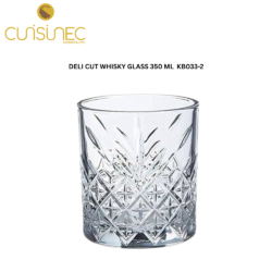 DELI CUT WHISKY GLASS 350 ML  KB033-2