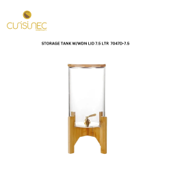 STORAGE TANK W/WDN LID 7.5 LTR 7047D-7.5