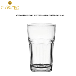 KTY5006 BLINKMAX WATER GLASS IN KRAFT BOX 310 ML
