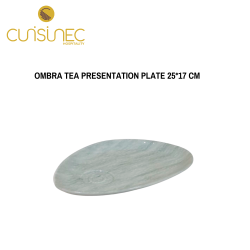 OMBRA TEA PRESENTATION PLATE 25*17 CM