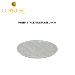OMBRA STACKABLE PLATE 25 CM