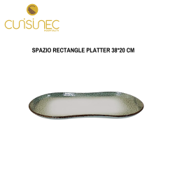 SPAZIO RECTANGLE PLATTER 38*20 CM