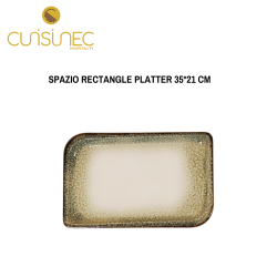 SPAZIO RECTANGLE PLATTER 35*21 CM