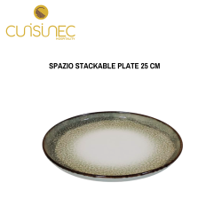 SPAZIO STACKABLE PLATE 25 CM