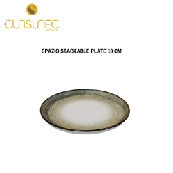 SPAZIO STACKABLE PLATE 19 CM