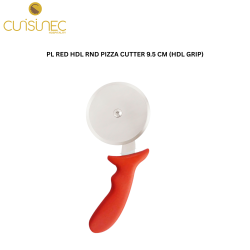 PLASTIC RED HDL RND PIZZA CUTTER 9.5 CM (HDL GRIP)