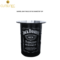 BARREL BAR TABLE 30X30 DIAMETER TOP