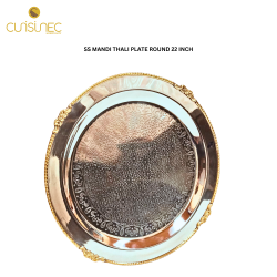 SS MANDI THALI PLATE ROUND 22 INCH