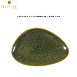 BOHO BURST ALPHA TRIANGULAR PLATTER 32 CM