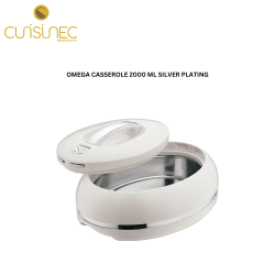 OMEGA CASSEROLE 2000 ML SILVER PLATING