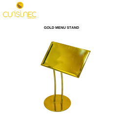 GOLD MENU STAND