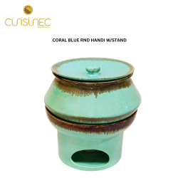 CORAL BLUE RND HANDI W/STAND