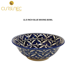 11.5 INCH BLUE MIXING BOWL
