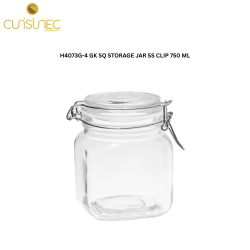 CUI H4073G-4 GK SQ STORAGE JAR SS CLIP 750ML ALX