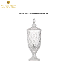 CUI LXQ-01 4.5LTR GLASS TANK W/LID & TAP ALX
