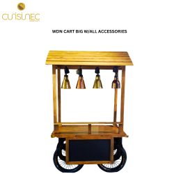 CUI WDN CART BIG W/ALL ACCESSORIES ASH