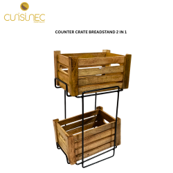 CUI COUNTER CRATE BREADSTAND 2 IN 1 ASH