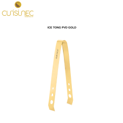 CUI ICE TONG PVD GOLD AWK