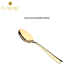 CUI FIESTA GOLD DESSERT SPOON AWK