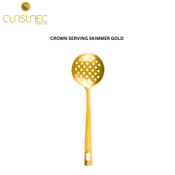 CUI CROWN SERVING SKIMMER GOLD AWK