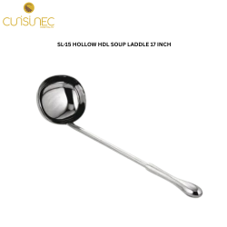 CUI SL-15 HOLLOW HDL SOUP LADDLE 17INCH AWK