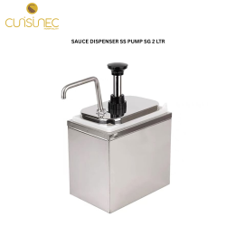 CUI SAUCE DISPENSER SS PUMP SG 2 LTR BKS