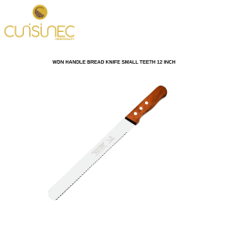 CUI WDN HANDLE BREAD KNIFE SMALL TEETH 12 INCH BKS