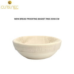 CUI WDN BREAD PROOFING BASKET RND 20X10CM CHI