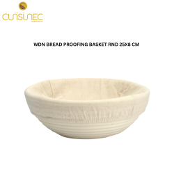 CUI WDN BREAD PROOFING BASKET RND 25X10CM CHI