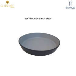 CUI BENTO PLATE 6.5 INCH BK/GY CHI