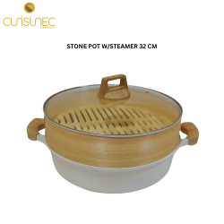 CUI STONE POT W/STEAMER 32CM CHI