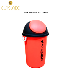 CUI 774 R GARBAGE 60LTR RED ACT