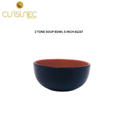 CUI 2 TONE SOUP BOWL 5 INCH B1237 FRI