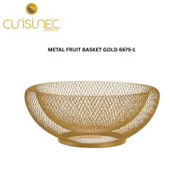 CUI METAL FRUIT BASKET GOLD 6675-1 BKS