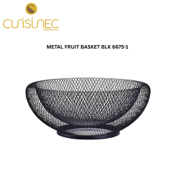 CUI METAL FRUIT BASKET BLK 6675-1 BKS