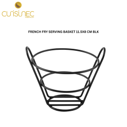 CUI FRENCH FRY SERVING BASKET 11.5X8 CM BLK BKS