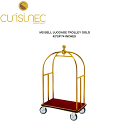 CUI MS BELL LUGGAGE TROLLEY GOLD BKS